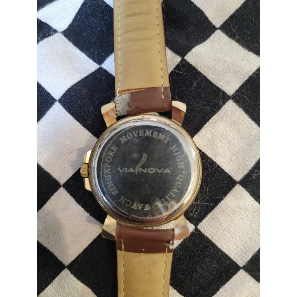 Men's Quartz Watch LOT (2) – Black &‎ Gold – Casual / Dress – As-Is